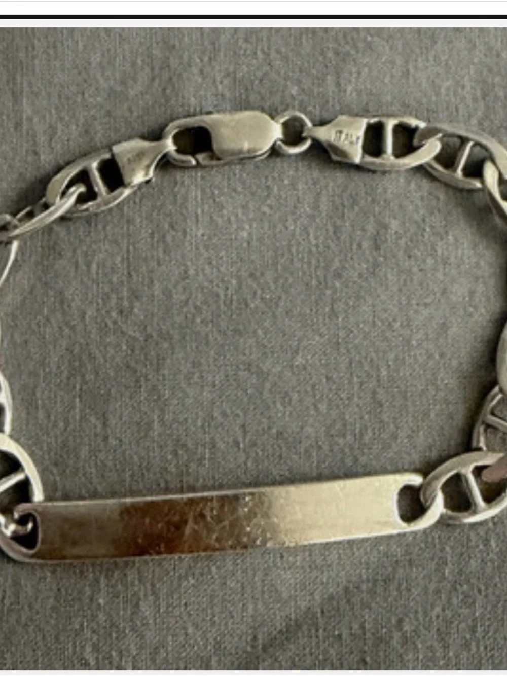 Silver Men's ID Bracelet - Classic Stainless Look